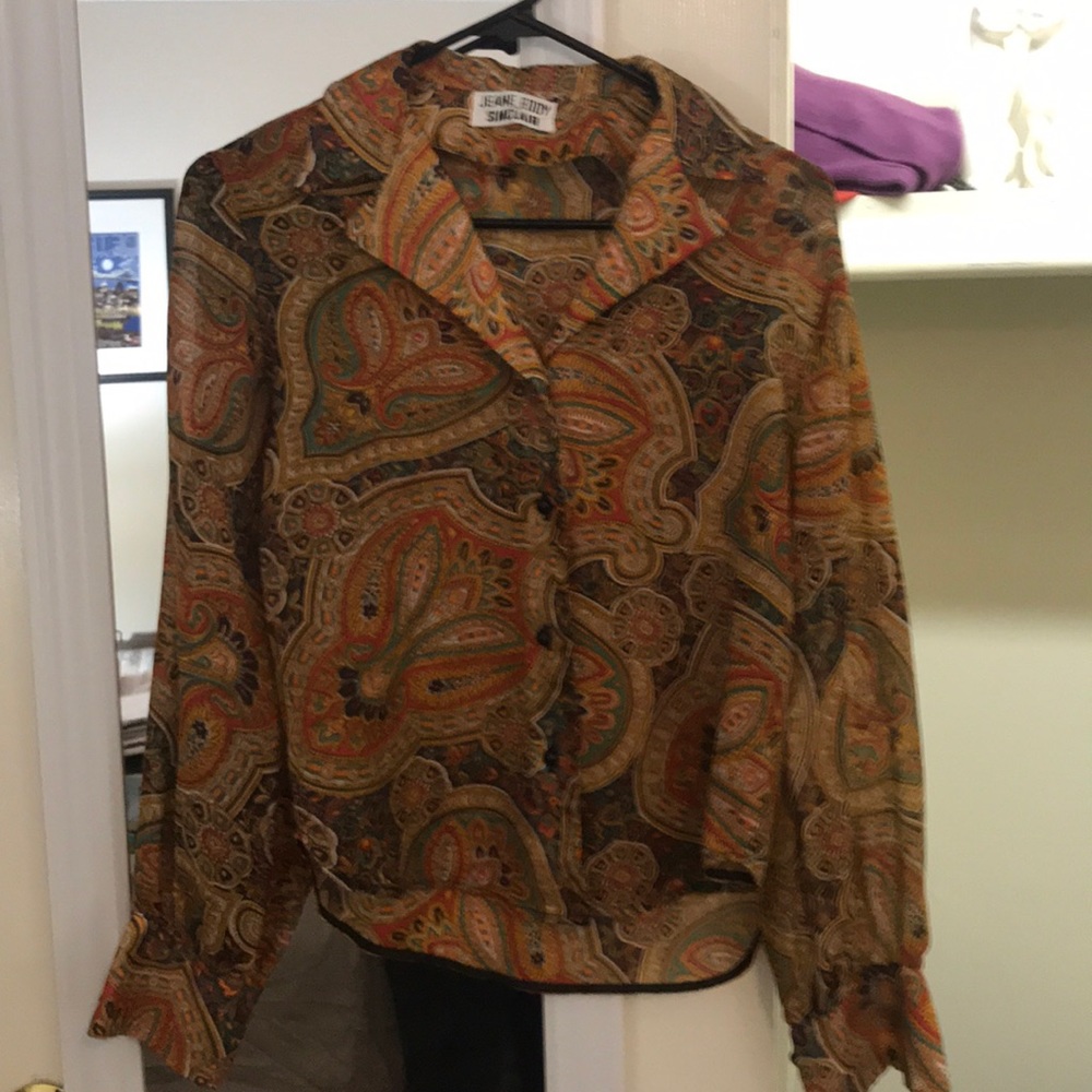 Sheer Vintage button-down shirt
